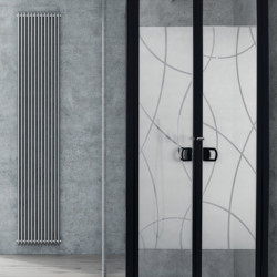 Double shower door, 650x1800