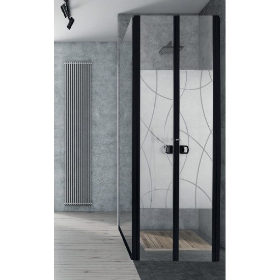 Double shower door, 650x1800