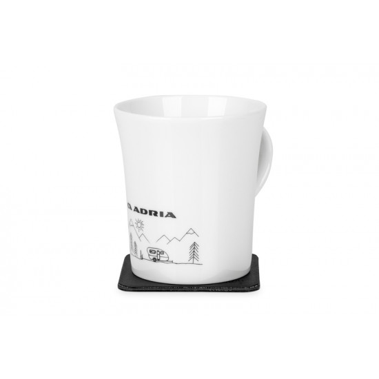 ADRIA Porcelain Magnetic Handled Mugs "CARGORY"