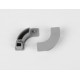 End cap flap profile - Medium grey - Right
