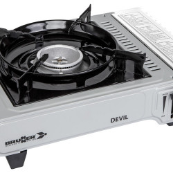 Devil cartridge gas stove with piezo ignition - 1 burner