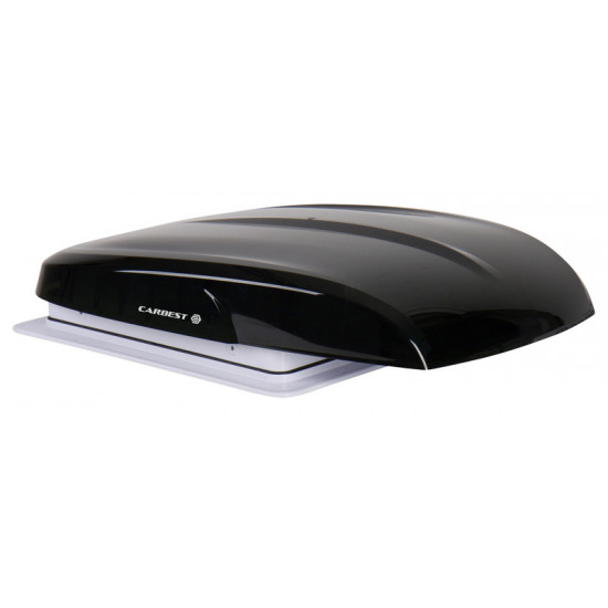 Roof Van Ventilation system 400 x 400 mm 12V Color - Black glass