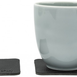 Magnetic porcelain cups, cyan