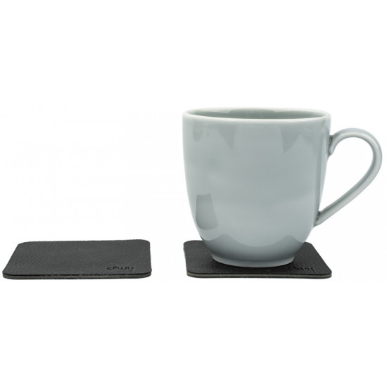 Magnetic porcelain cups, cyan
