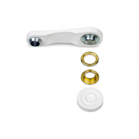 Brass eyelets with washers - 11 mm