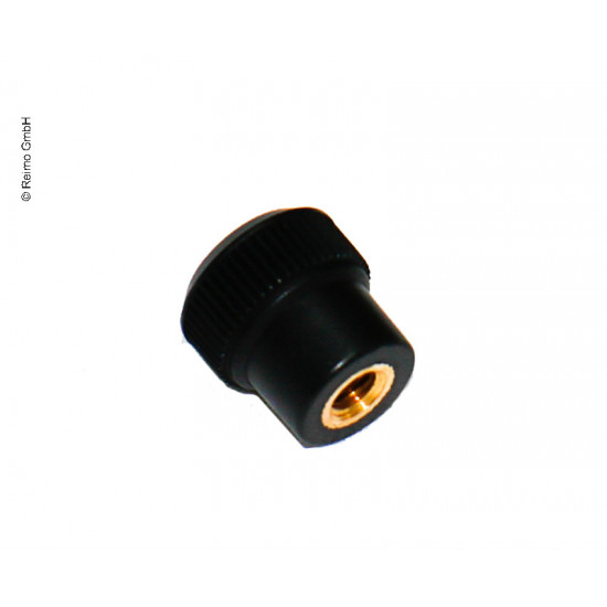 Knurled knob M5 black for ventilation grille 31