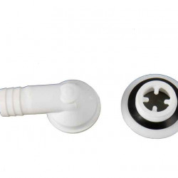 90° drain fitting for 3/4" hose - 10 pack