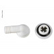 90° drain fitting for 3/4" hose - 10 pack