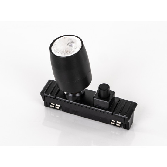 Additional spotlight with switch for track lighting system 832785 / 832786 - Black lacquered