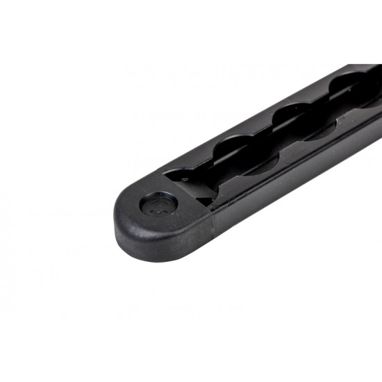 End piece - Round - Black