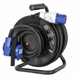 CEE cable drum H07RN-F 3G2.5mm2 - 25 m angle coupling