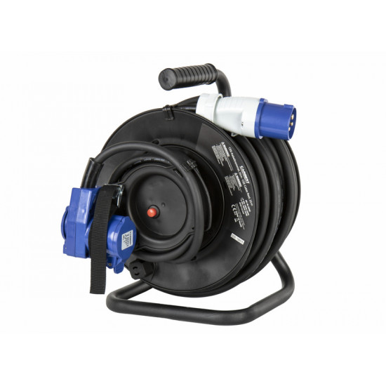 CEE cable drum H07RN-F 3G2.5mm2 - 25 m angle coupling