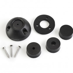 Scanstrut roof penetration, plastic, 2-8 m - horizontal - black