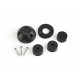Scanstrut roof penetration, plastic, 2-8 m - horizontal - black