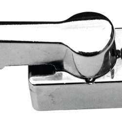 Rotary latch - 8 mm - Chrome plated