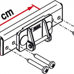 Fiamma Kit for Dethleffs motorhomes up to 2010 Mounting kit