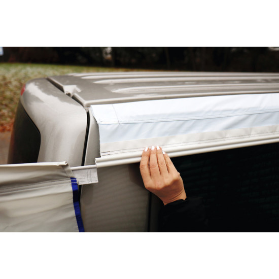 Magnetic keder adapter for attaching an awning to a vehicle