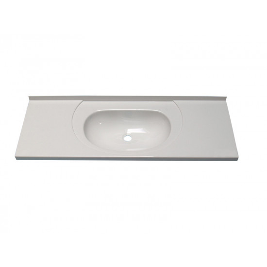 Built-in washbasin, ABS, white