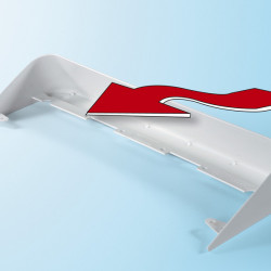 Front spoiler for Fiamma roof hatch 40x40cm