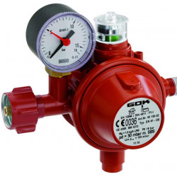Gas regulator EN61-DS 1.5kg/h 29mbar KLF x G1/4LH-KN TAE UEDS Man