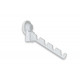 Clothes rail with suction cup - White