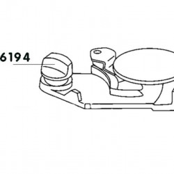 Sliding knob, drain tank C200