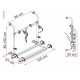 Autotrail Carry Bike Pro rear carrier, max. load capacity 40kg