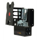 Removable TV wall mount with 12V power supply and antenna socket