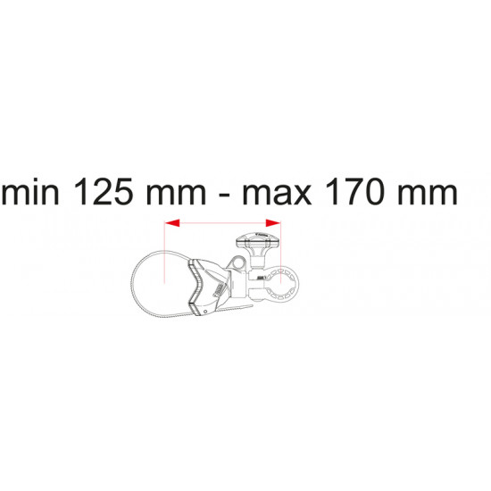 FIAMMA Bike-Block Pro S1 bicycle holder, silver