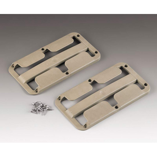 Stemware holder, set of 2, beige-grey, for 2 glasses up to Ø 86 mm
