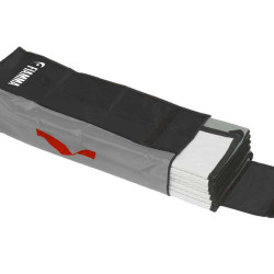 Patio bag for patio mat, grey-black
