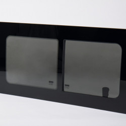 W1455 x H637 mm Center Right Real glass sliding windows for VW Crafter from model year 2018 onwards