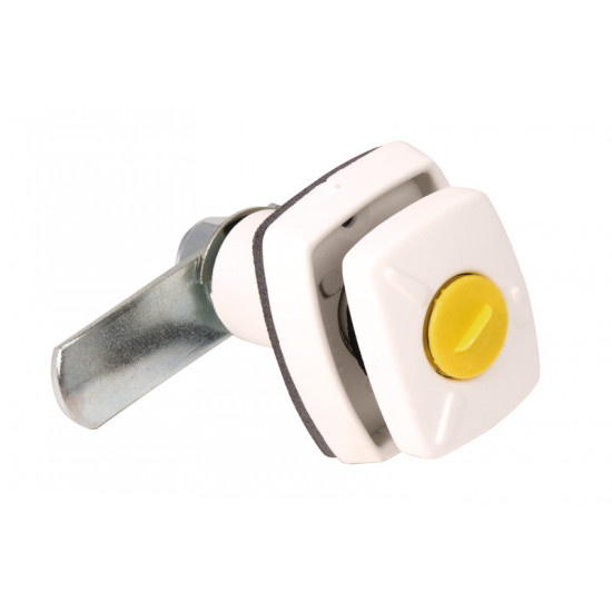 Toggle lock for HSC system, white, without cylinder