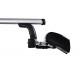 Longitudinal rails including mounting kit for roof racks with awning package