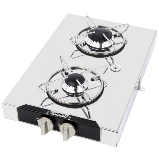 2-burner built-in gas hob