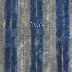 Fleece curtain 120x185 grey/blue for panel vans