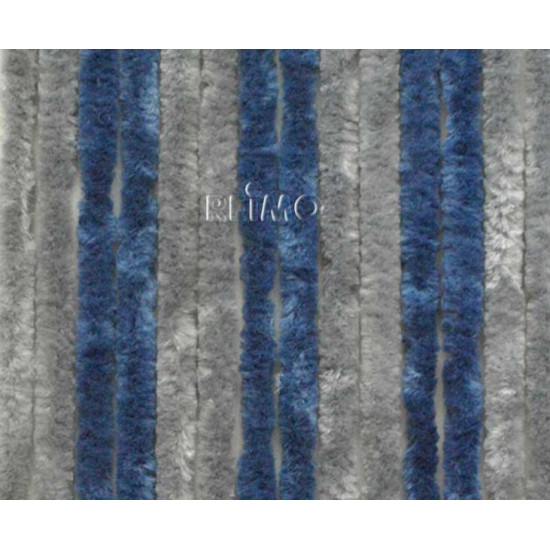 Fleece curtain 120x185 grey/blue for panel vans