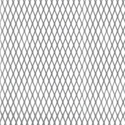 Expanded metal sheet - steel - 60 x 100 cm