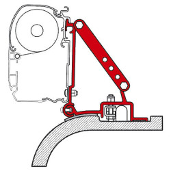FIAMMA adapter F45i/F45iL, Ducato/Boxer/Jumper, Awning bracket - mounting without drilling