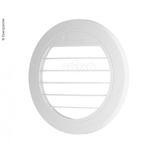 Flat air vent 0° for Airtronic D3 floor heater, Ø90mm, white