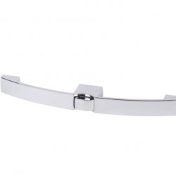 Plastic furniture handle - chrome glossy