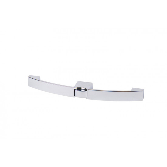 Plastic furniture handle - chrome glossy