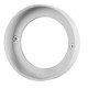 LED recessed spotlights with additional spacer ring for surface mounting - White