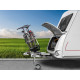 LAS adapter for BC260 towbar-mounted bicycle carriers, black