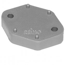 Spacer plate, 10mm high, grey