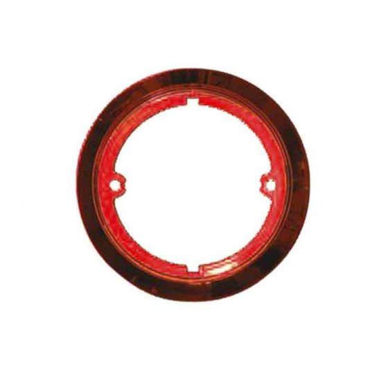 Decorative ring 122mm red