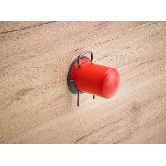 Protective cap holder for gas cylinders
