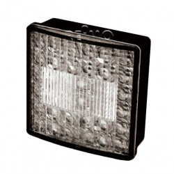 LED rear fog light, clear, 12V, 3W, IP67, 500 mm cable