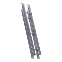 Folding aluminum ladder for pop-top roof - For VW T5/T6 with 5 steps