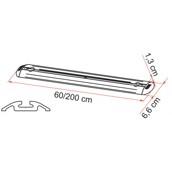 Garage Bars Premium 200 - Holding system for rear garage
